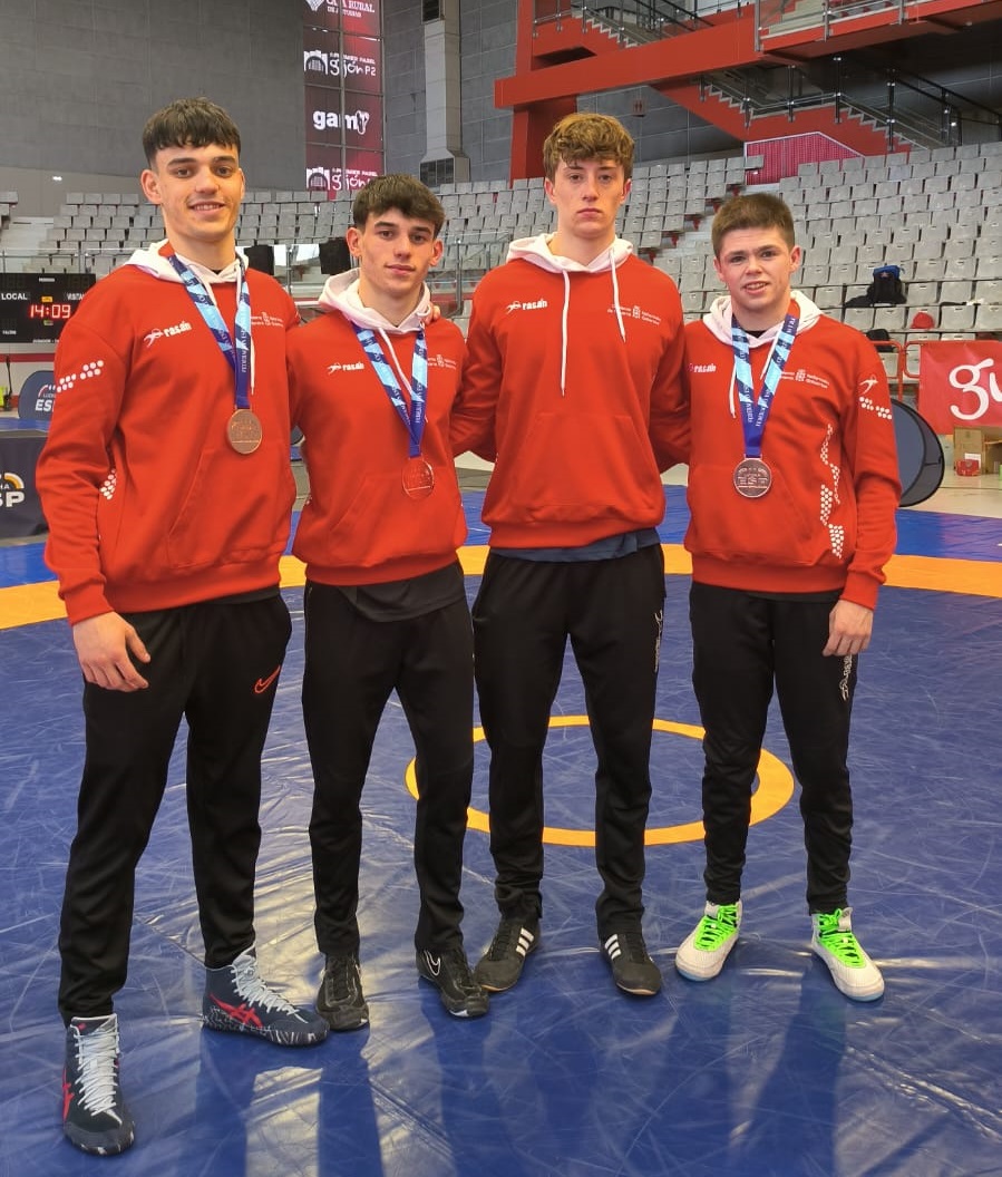 Tres medallas navarras en el Campeonato de Espa&ntilde;a de Luchas Ol&iacute;mpicas U20